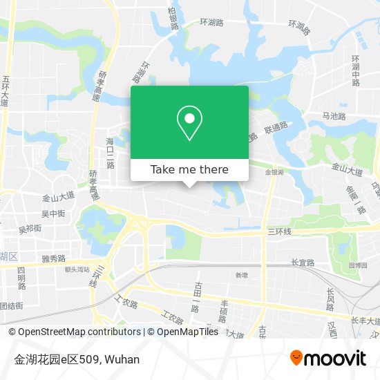 金湖花园e区509 map