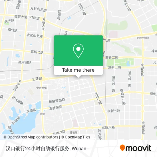 汉口银行24小时自助银行服务 map