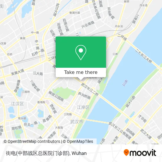 街电(中部战区总医院门诊部) map