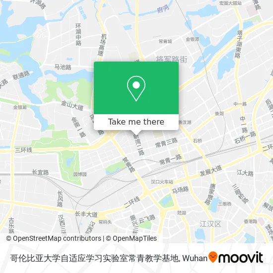 哥伦比亚大学自适应学习实验室常青教学基地 map