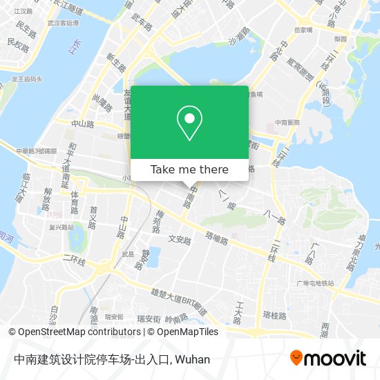 中南建筑设计院停车场-出入口 map