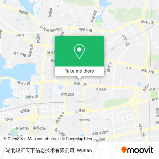 湖北银汇天下信息技术有限公司 map