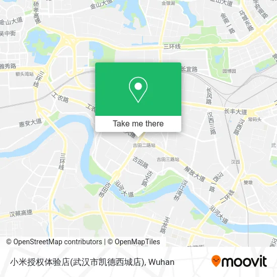 小米授权体验店(武汉市凯德西城店) map