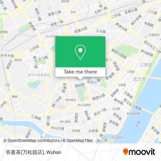 答案茶(万松园店) map