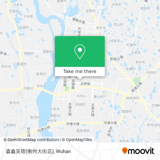 森鑫宾馆(衡州大街店) map