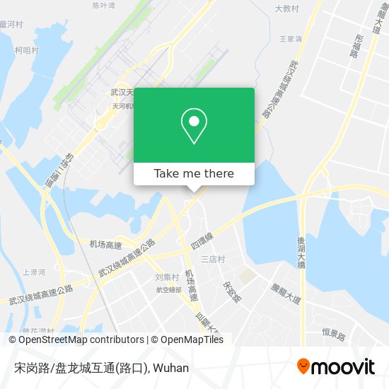 宋岗路/盘龙城互通(路口) map