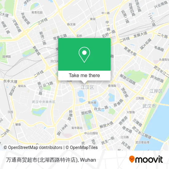 万通商贸超市(北湖西路特许店) map
