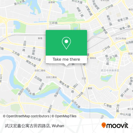 武汉宏鑫公寓古田四路店 map