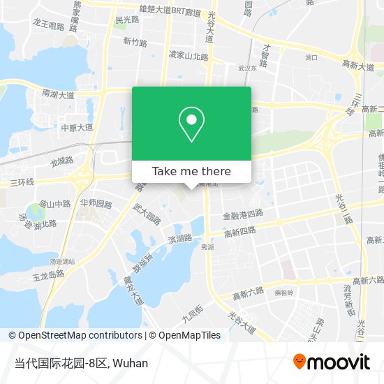 当代国际花园-8区 map