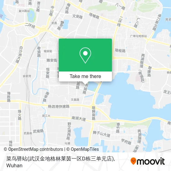菜鸟驿站(武汉金地格林莱茵一区D栋三单元店) map