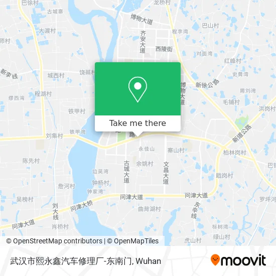 武汉市熙永鑫汽车修理厂-东南门 map