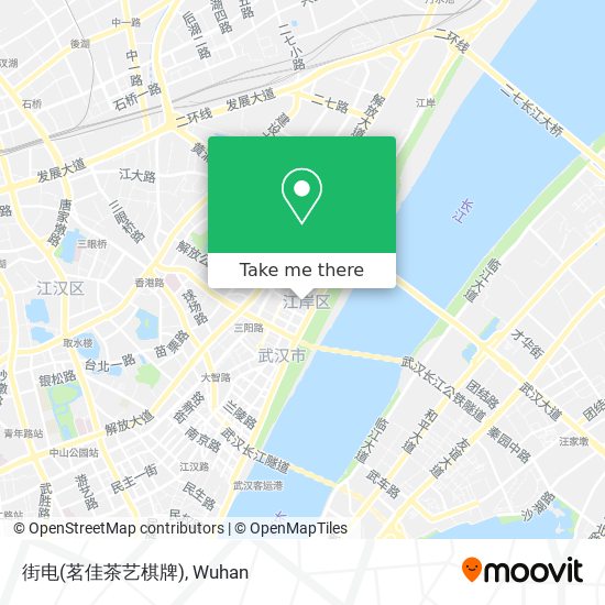 街电(茗佳茶艺棋牌) map