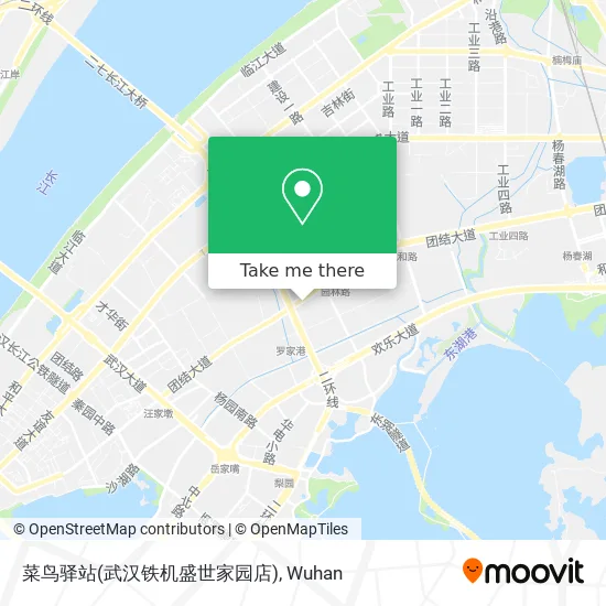菜鸟驿站(武汉铁机盛世家园店) map