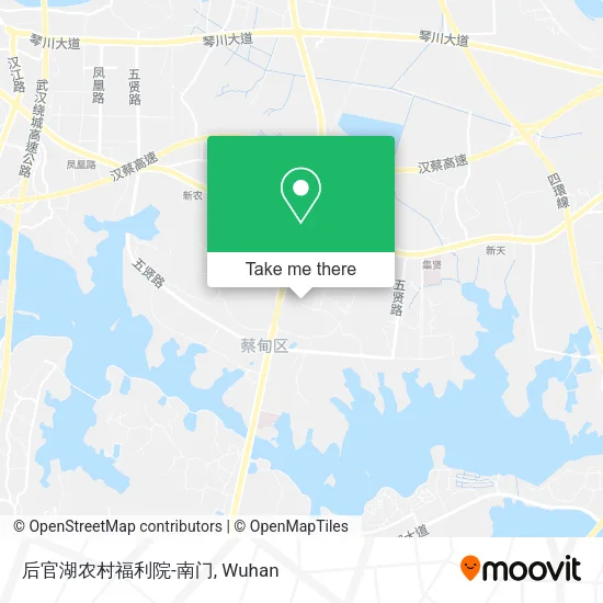 后官湖农村福利院-南门 map