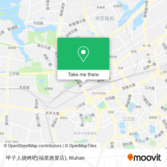 甲子人烧烤吧(福星惠誉店) map