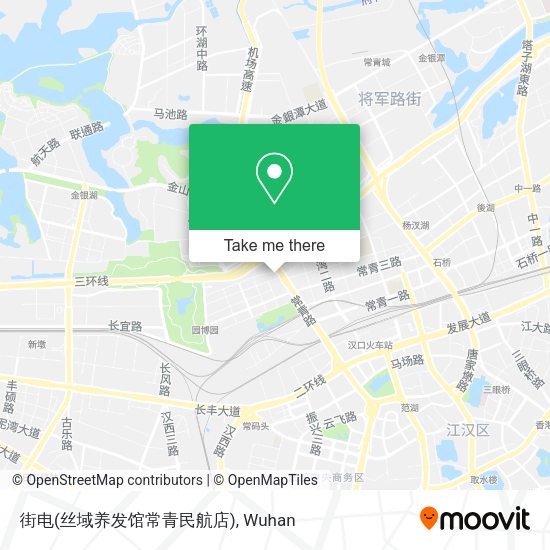 街电(丝域养发馆常青民航店) map