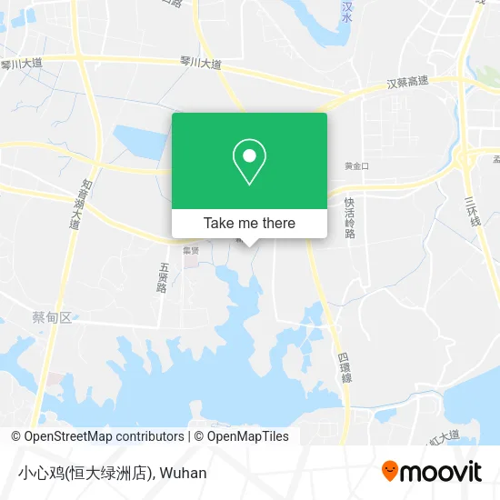 小心鸡(恒大绿洲店) map