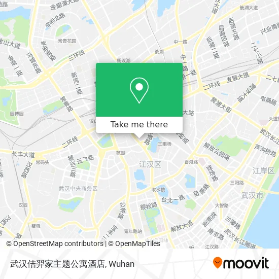 武汉佶羿家主题公寓酒店 map