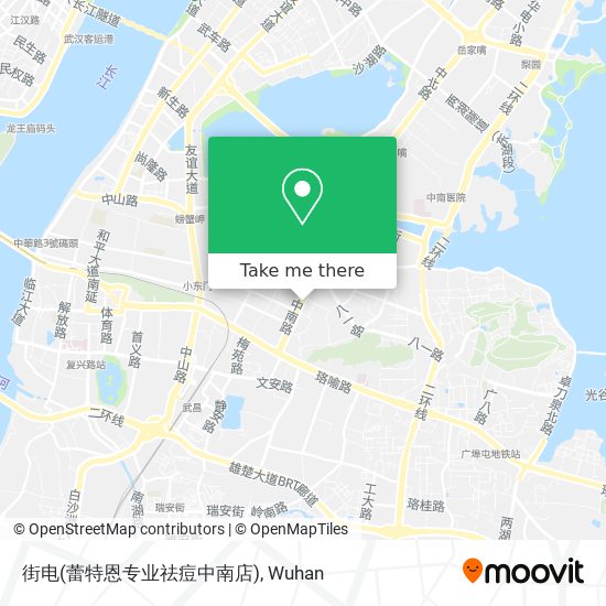 街电(蕾特恩专业祛痘中南店) map