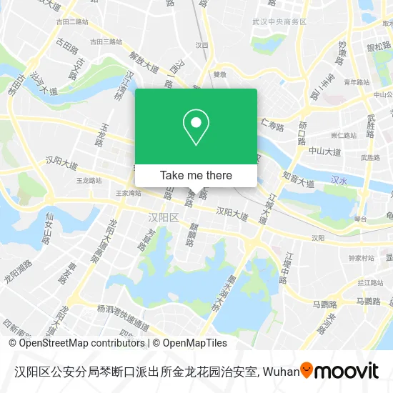 汉阳区公安分局琴断口派出所金龙花园治安室 map