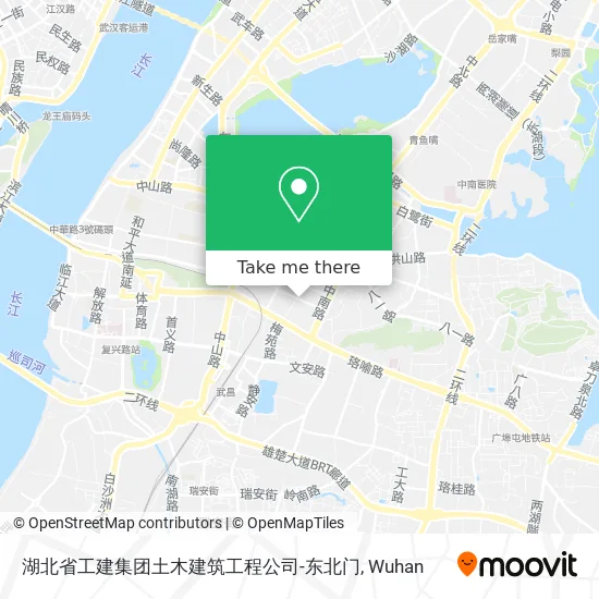 湖北省工建集团土木建筑工程公司-东北门 map