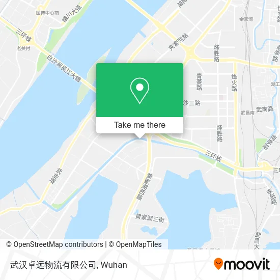 武汉卓远物流有限公司 map