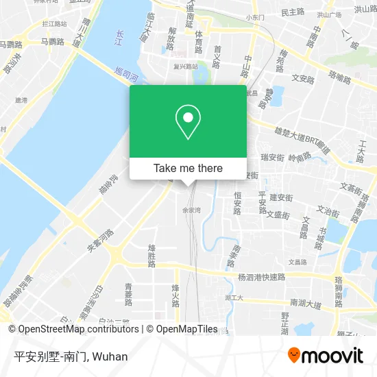 平安别墅-南门 map