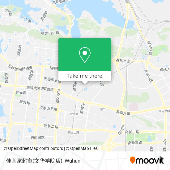 佳宜家超市(文华学院店) map