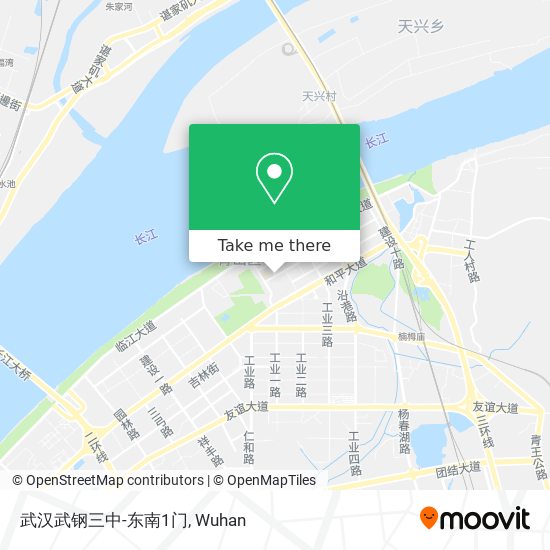武汉武钢三中-东南1门 map