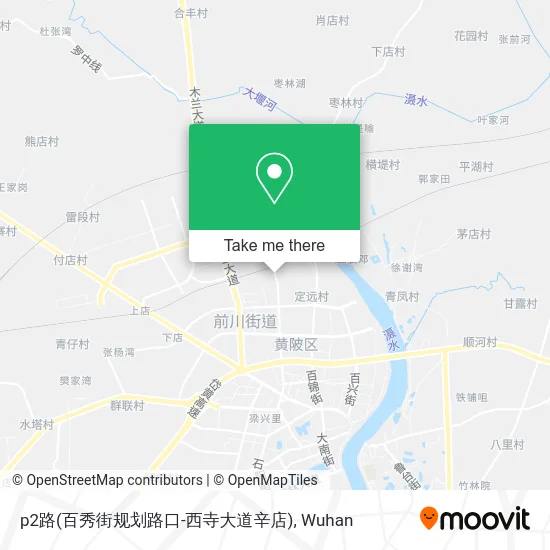 p2路(百秀街规划路口-西寺大道辛店) map
