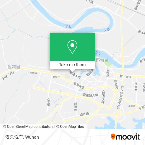 汉乐洗车 map