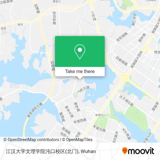 江汉大学文理学院沌口校区(北门) map