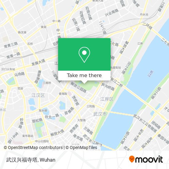 武汉兴福寺塔 map