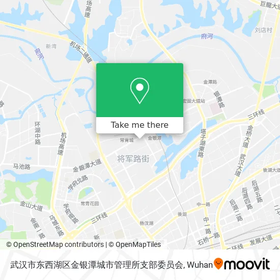 武汉市东西湖区金银潭城市管理所支部委员会 map