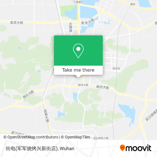 街电(军军烧烤兴新街店) map