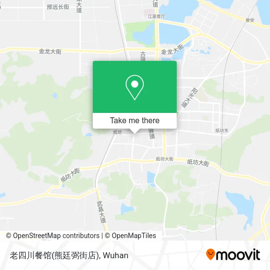 老四川餐馆(熊廷弼街店) map