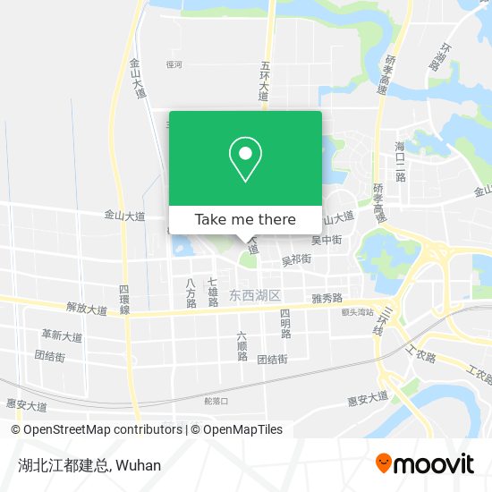 湖北江都建总 map