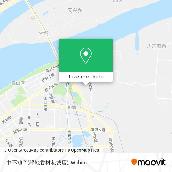 中环地产(绿地香树花城店) map