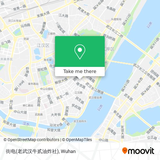 街电(老武汉牛贰油炸社) map