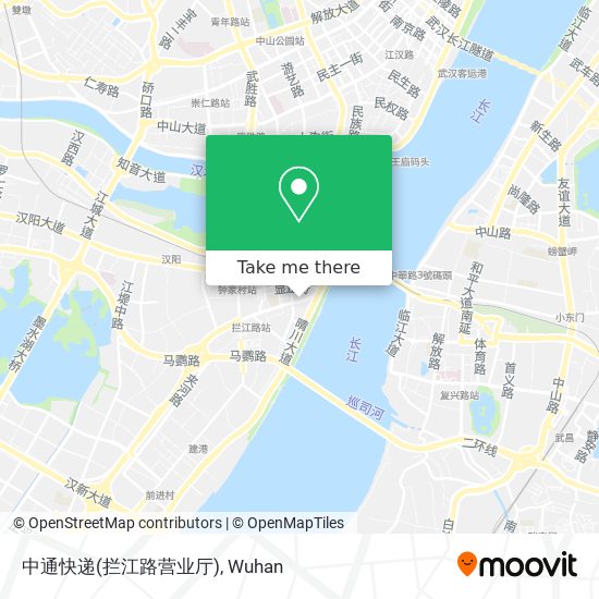 中通快递(拦江路营业厅) map