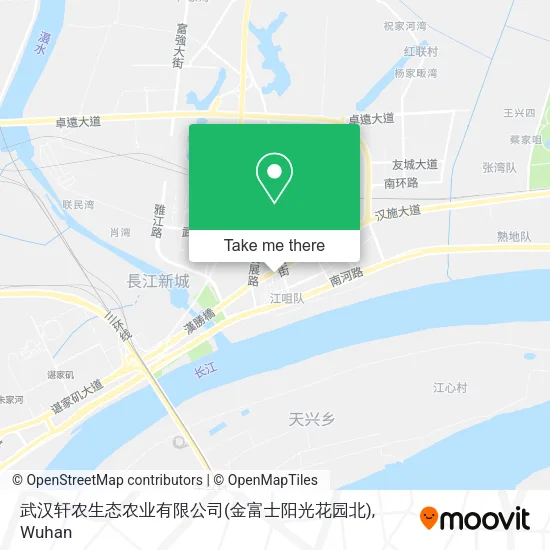 武汉轩农生态农业有限公司(金富士阳光花园北) map