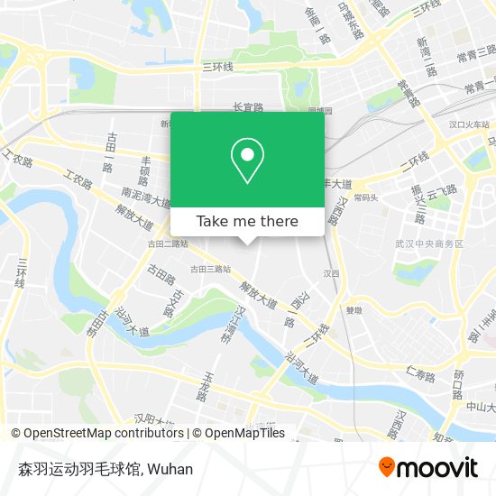 森羽运动羽毛球馆 map