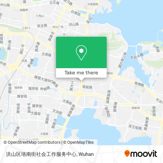 洪山区珞南街社会工作服务中心 map