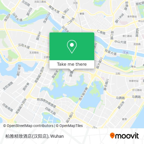 柏雅精致酒店(汉阳店) map