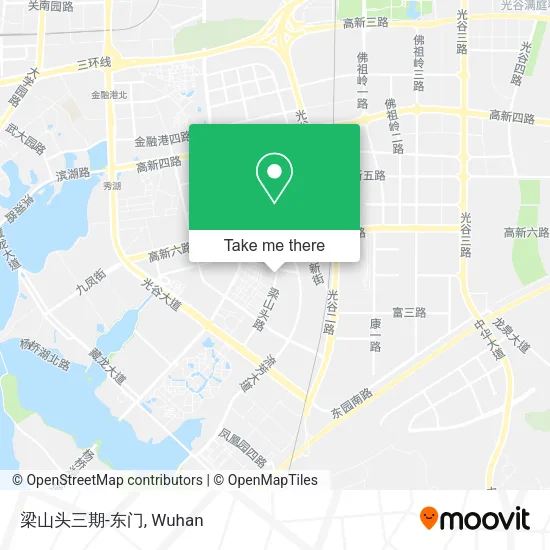 梁山头三期-东门 map