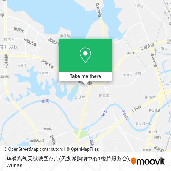 华润燃气天纵城圈存点(天纵城购物中心1楼总服务台) map