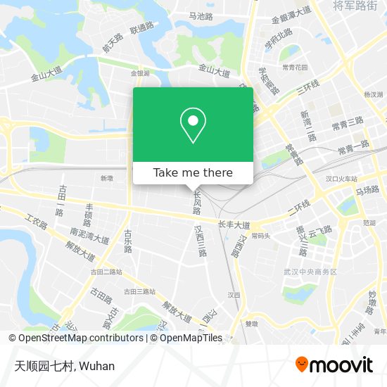 天顺园七村 map
