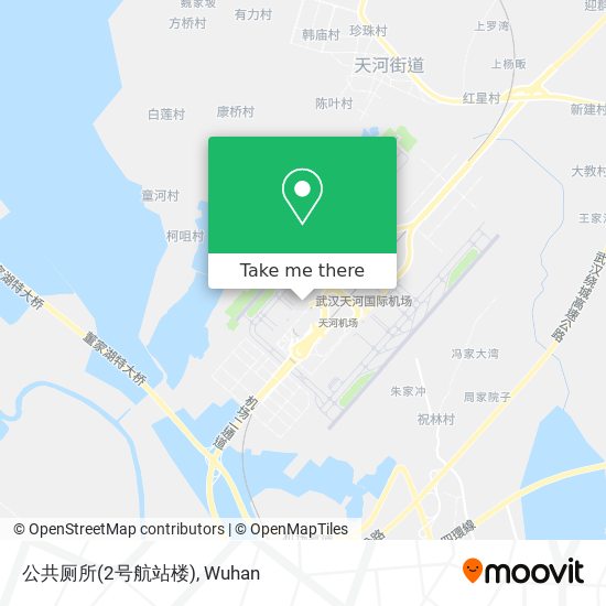 公共厕所(2号航站楼) map
