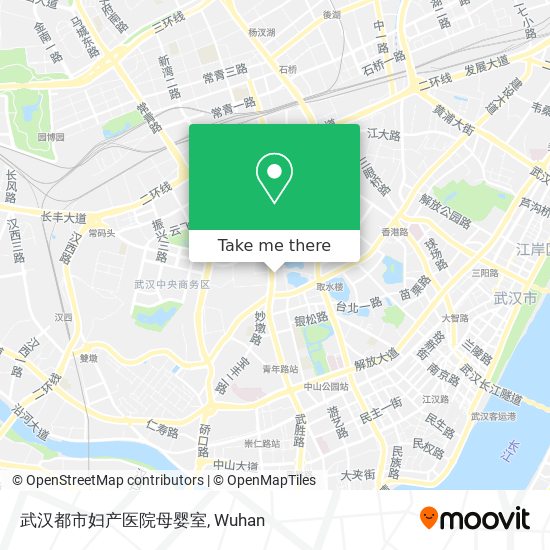 武汉都市妇产医院母婴室 map