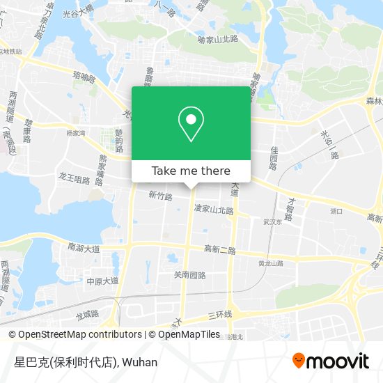 星巴克(保利时代店) map